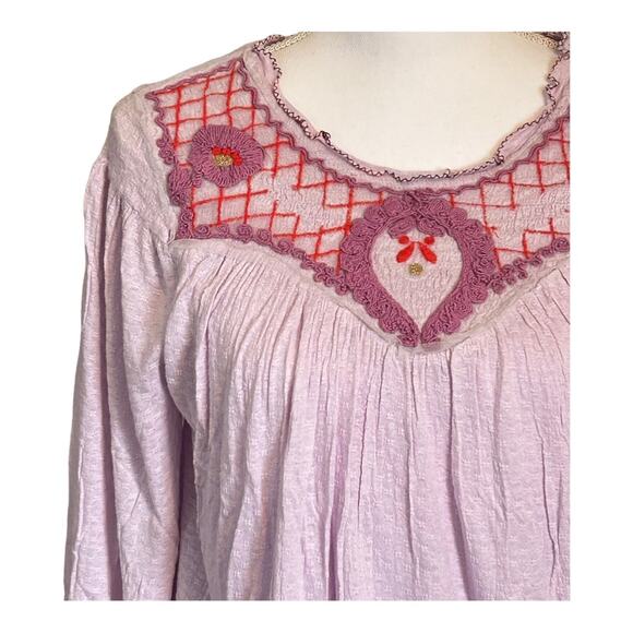 Free People Begonia Lilac Blouse XS NWT - Picture 5 of 11